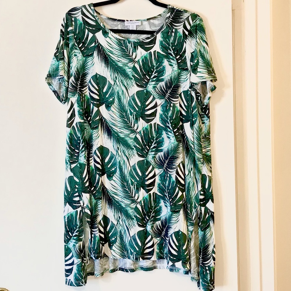Palm Print Top